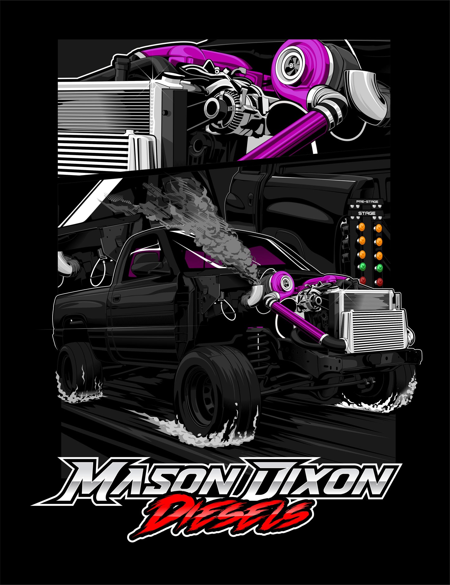 Drag Truck Hoodie