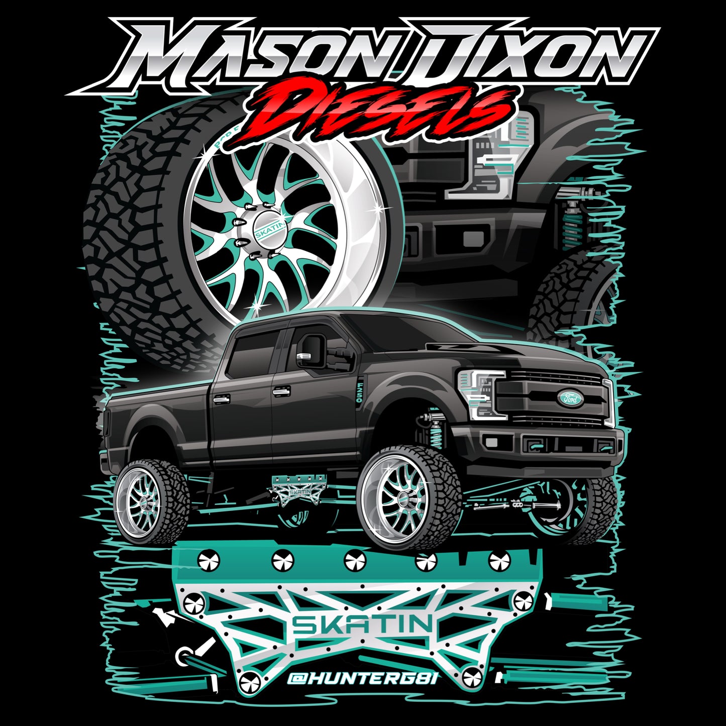 Skatin 6.7 t-shirt